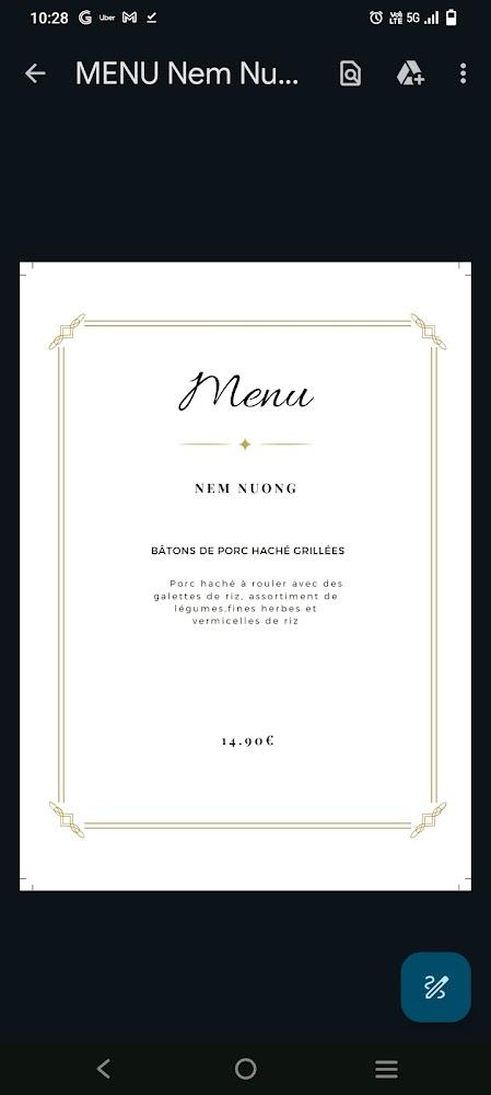 Song Huong - Menu Image 3